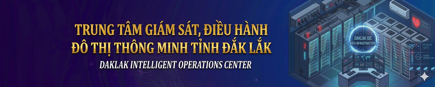 Trung tâm Giám sát, điều hành đô thị thông minh tỉnh Đắk Lắk