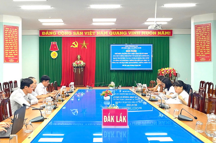 Hội nghị phổ biến, hướng dẫn triển khai quyết định của Thủ tướng Chính phủ về mạng bưu chính KT1, mạng TSLCD phục vụ các cơ quan Đảng, Nhà nước