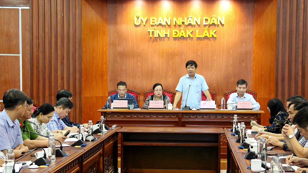 Kết luận của Chủ tịch UBND tỉnh Đắk Lắk tại cuộc họp chỉ đạo khắc phục thiệt hại do lũ lụt gây ra trên địa bàn tỉnh